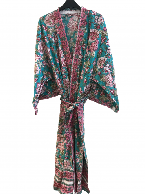 Kimono Cotton Block Print 03 - Eastern Silk