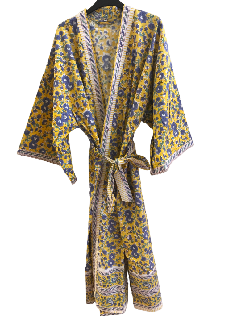 Kimono Cotton Block Print 02 - Eastern Silk