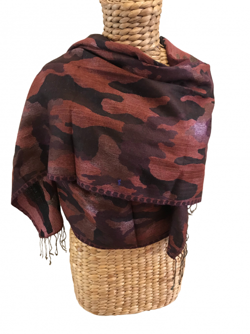 Wool Cotton Wrap 14 - Eastern Silk